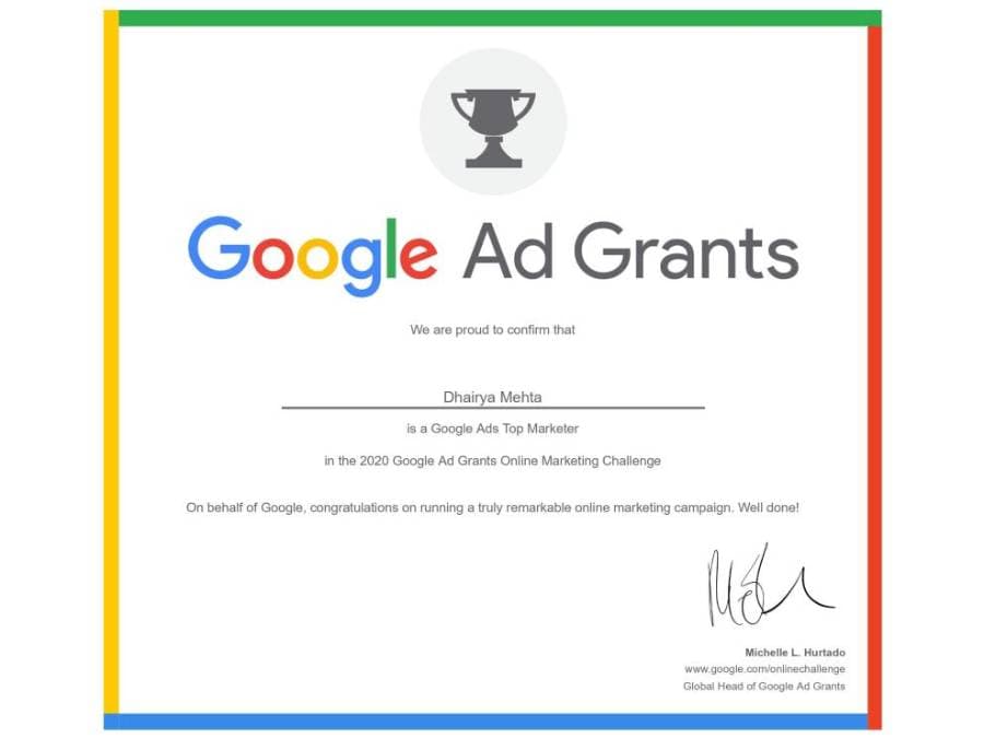 Google — Top Marketer — GOMC