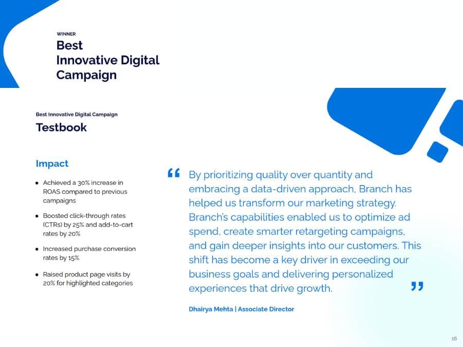 Branch — Mobile Growth Awards 2024